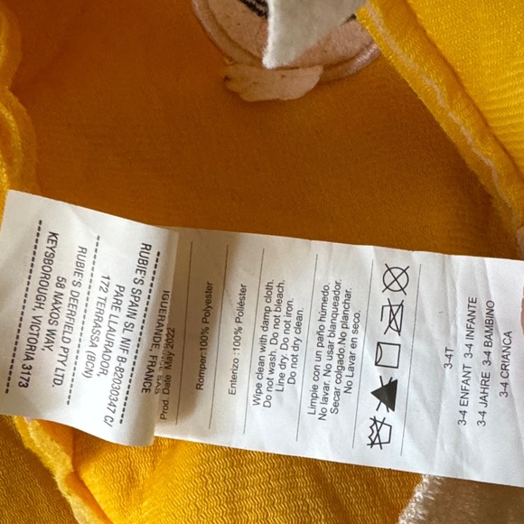 Pink Fong Baby Shark Costume 3T Yellow with Sound Chip - Picture 8 of 9